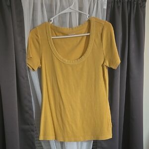 Mustard Yellow Women's Top